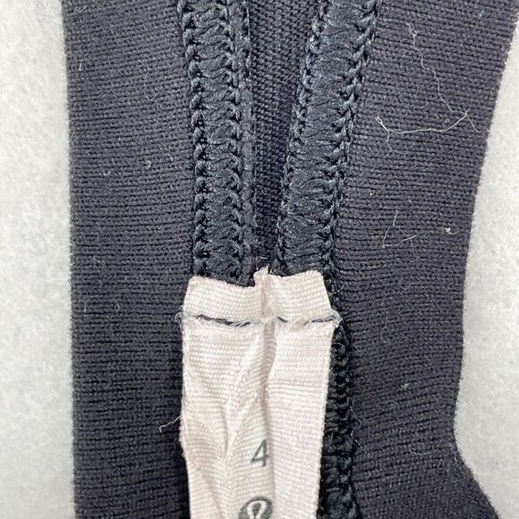 Lululemon Tank Top Womens 4 Black Scoop Neck Racerback Yoga Outdoor Gym Pullover - Picture 9 of 10